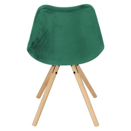 Krzesło Norden Star Velvet zielony