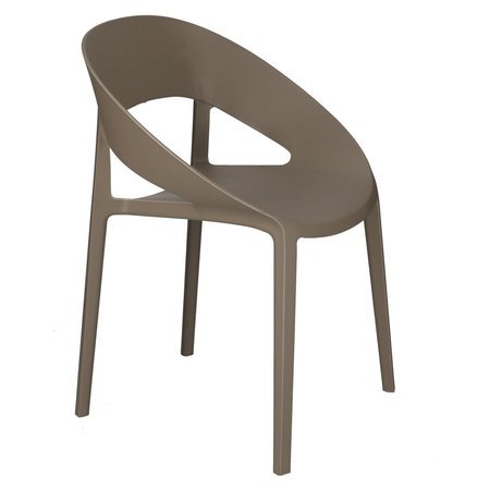 Krzesło Oido mild grey z tworzywa
