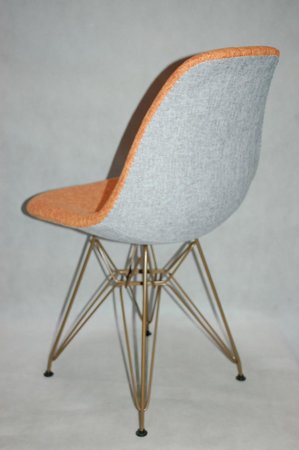 Krzesło P016 DSR Duo pomarańcz. szare Ou
