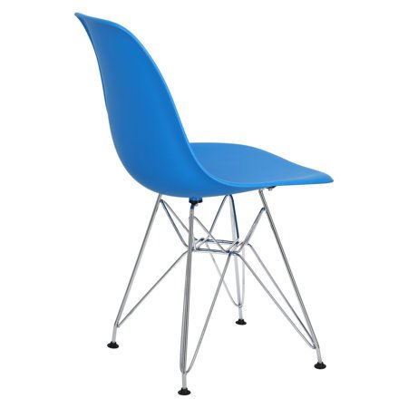 Krzesło P016 PP inspirowane DSR niebieski ciemny