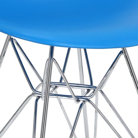 Krzesło P016 PP inspirowane DSR niebieski ciemny