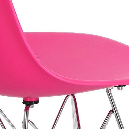 Krzesło P016 PP inspirowane DSR różowy