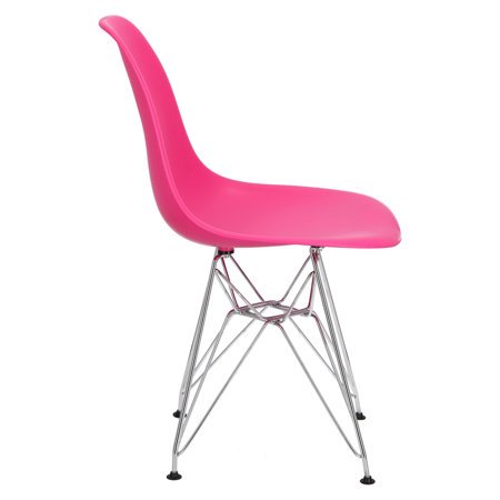 Krzesło P016 PP inspirowane DSR różowy