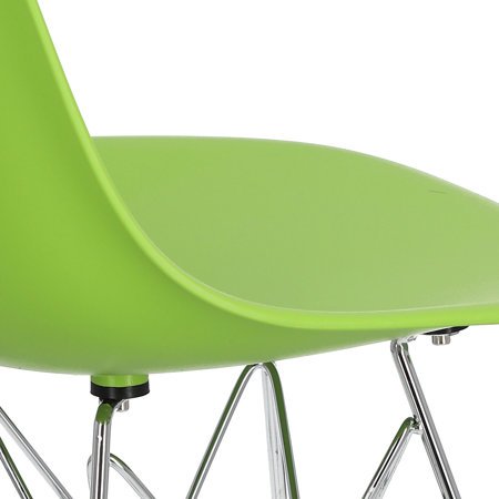 Krzesło P016 PP inspirowane DSR zielony jasny