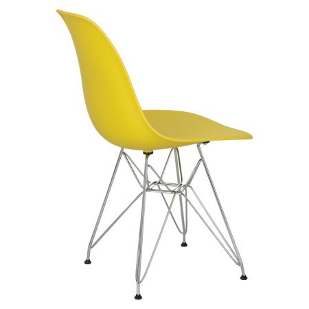 Krzesło P016 PP inspirowane DSR żółty