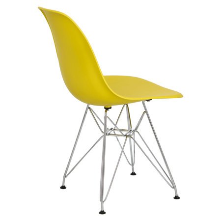 Krzesło P016 PP inspirowane DSR żółty