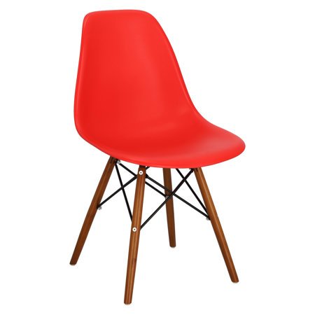 Krzesło P016W PP dark czerwony