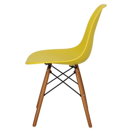 Krzesło P016W PP dark inspirowane DSW żółty