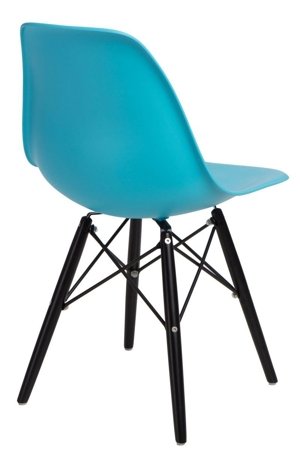 Krzesło P016W PP inspirowane DSW black/niebieski