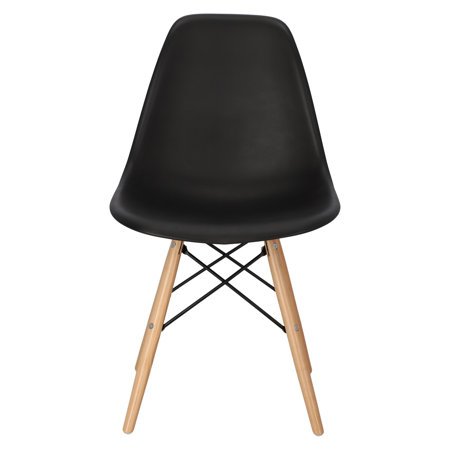 Krzesło P016W PP inspirowane DSW czarne