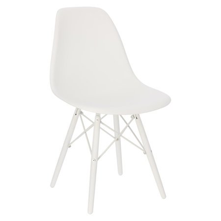 Krzesło P016W PP inspirowane DSW white
