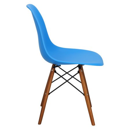 Krzesło P016W PP inspirowany DSW dark niebieski ciemny