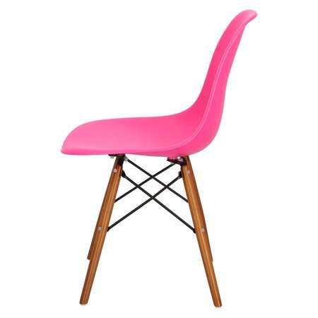 Krzesło P016W PP inspirowany DSW dark różowy
