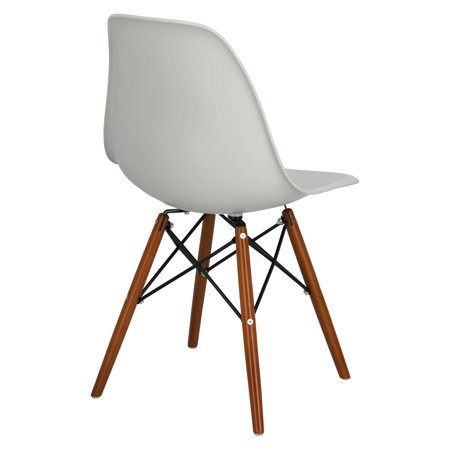 Krzesło P016W PP inspirowany DSW dark szary jasny