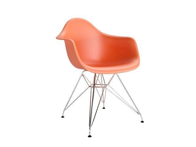 Krzesło P018 PP inspirowane DAR pomarańczowe