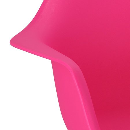 Krzesło P018 PP inspirowane DAR różowe