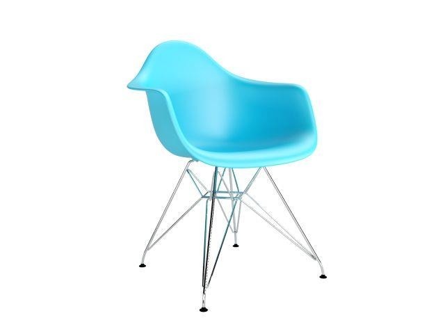 Krzesło P018 PP niebieskie