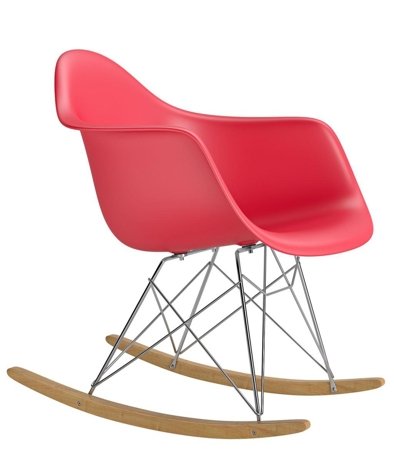 Krzesło P018 RR PP inspirowane RAR czerwone