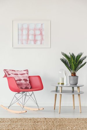 Krzesło P018 RR PP inspirowane RAR czerwone