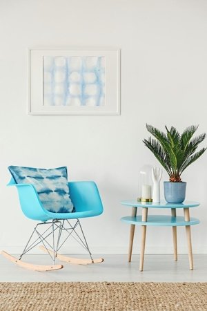 Krzesło P018 RR PP inspirowane RAR niebieskie