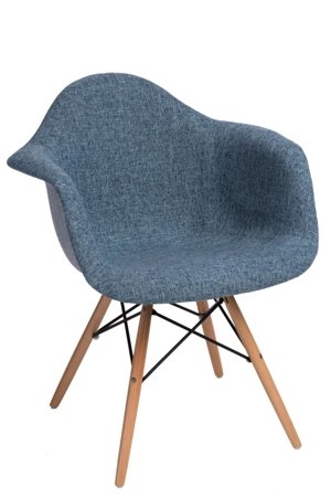 Krzesło P018W Duo inspirowane DAW niebieski/szary