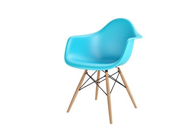 Krzesło P018W PP inspirowane DAW niebieski