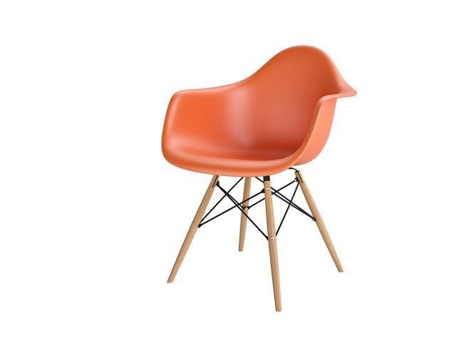 Krzesło P018W PP inspirowane DAW pomarańczowy