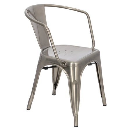Krzesło Paris Arms  inspirowane Tolix metaliczne metalowe