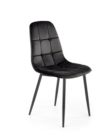 Krzesło Plein czarne velvet