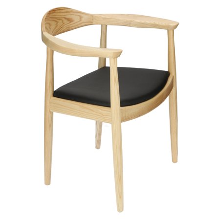 Krzesło President inspirowane Kennedy naturalny/czarny drewniane