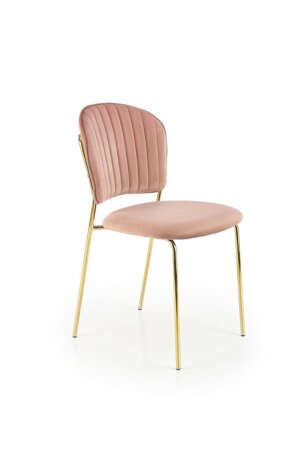 Krzesło Rachel różowe