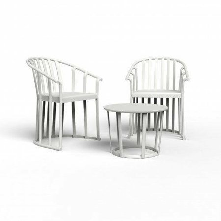 Krzesło Raff białe z tworzywa