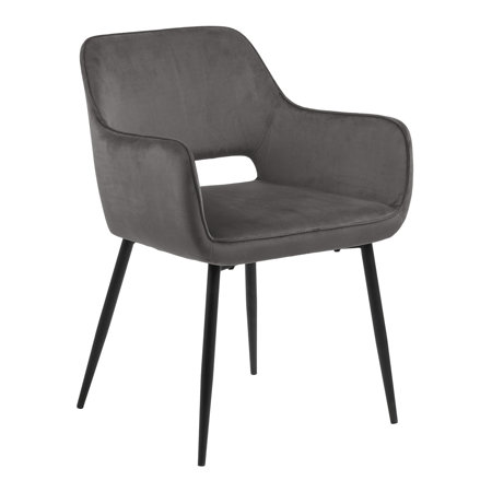 Krzesło Ranja Dark grey tapicerowane