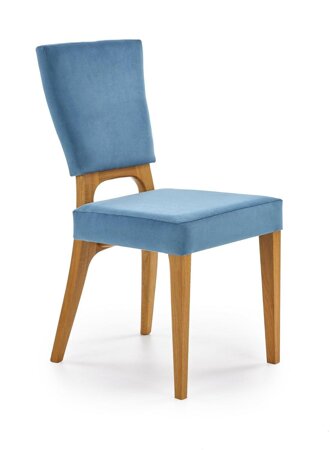 Krzesło Remi dąb/ niebieskie