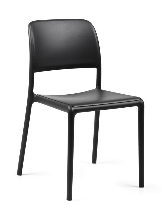Krzesło Riva czarne nowoczesne
