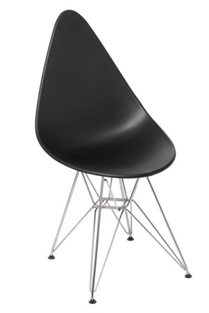 Krzesło Rush DSR czarne z tworzywa