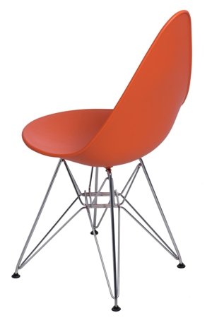 Krzesło Rush DSR pomarańczowe z tworzywa