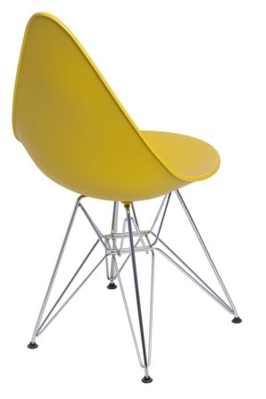 Krzesło Rush DSR żółte z tworzywa