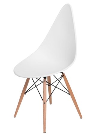 Krzesło Rush DSW białe z tworzywa