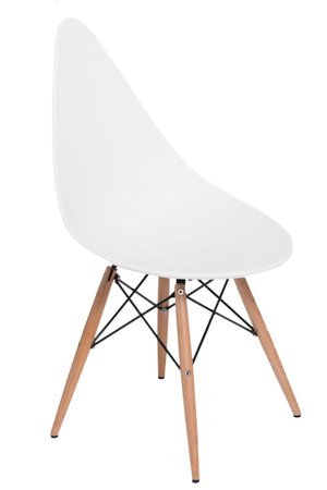 Krzesło Rush DSW białe z tworzywa