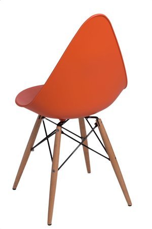 Krzesło Rush DSW pomarańczowe z tworzywa