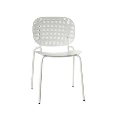 Krzesło SI-SI Dots szare metalowe