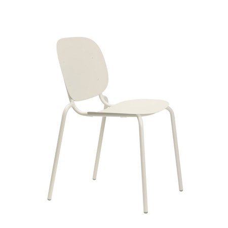 Krzesło SI-SI białe metalowe