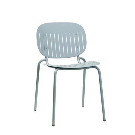 Krzesło SI-SI w paski niebieskie metalowe