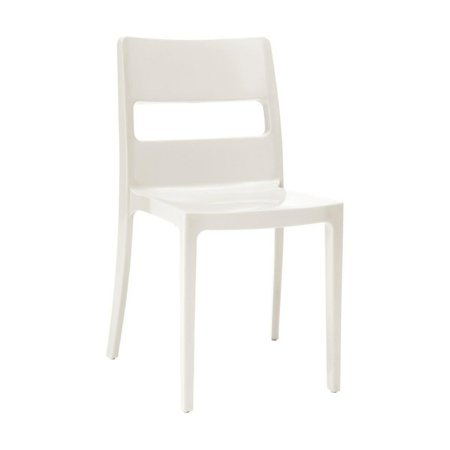 Krzesło Sai białe z tworzywa