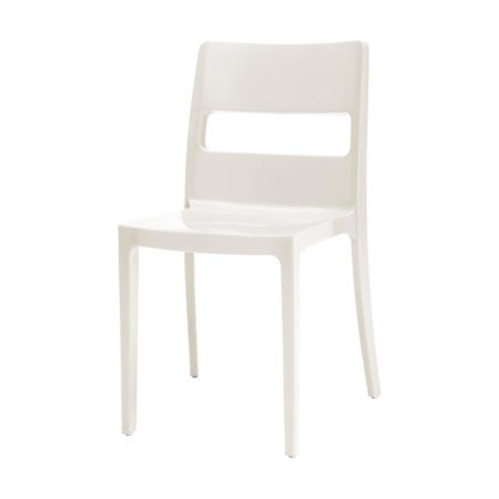 Krzesło Sai białe z tworzywa