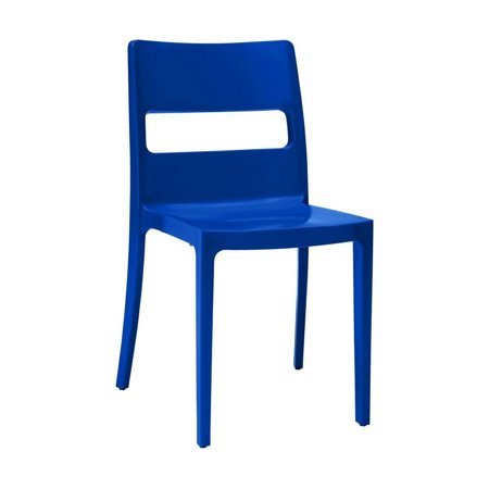 Krzesło Sai niebieskie ciemne z tworzywa