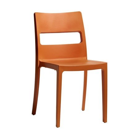 Krzesło Sai pomarańczowe z tworzywa