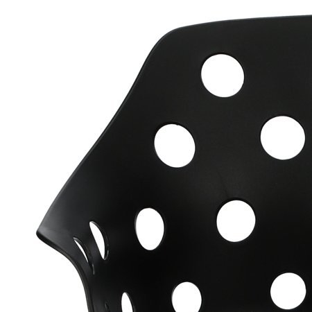 Krzesło Sajt czarne z tworzywa
