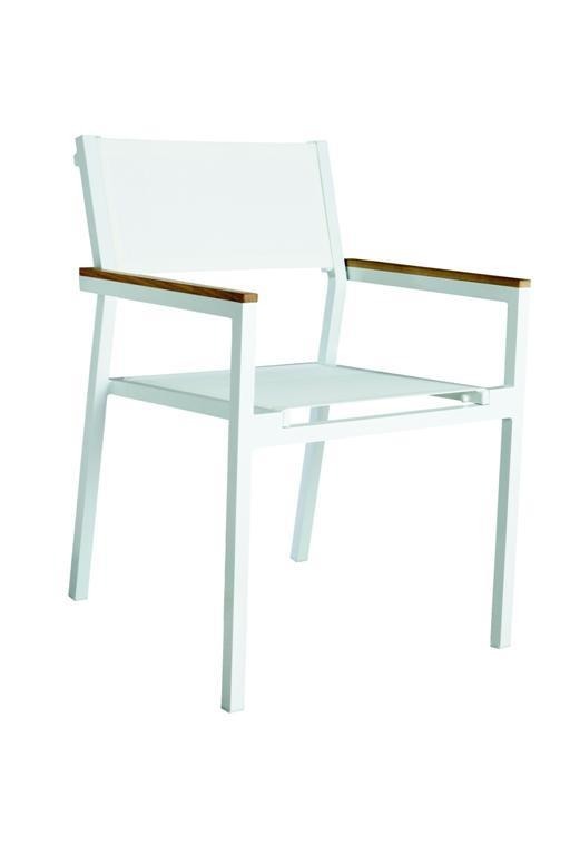 Krzesło Shio białe z tworzywa